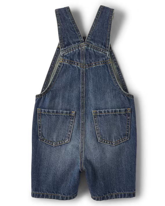 Baby And Toddler Boys Denim Overalls - vane wash